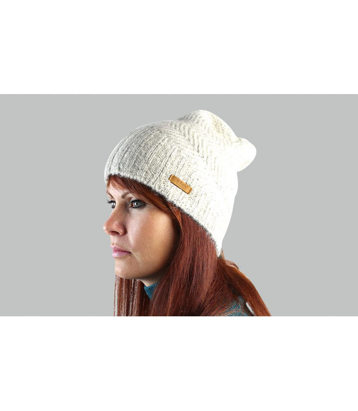  lunghi berretti beige Cecilia Beanie cream